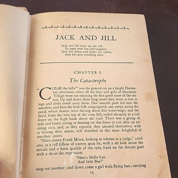 Antique Jack and Jill Hardcover Book Louisa May Alcott - Picture 5 of 9